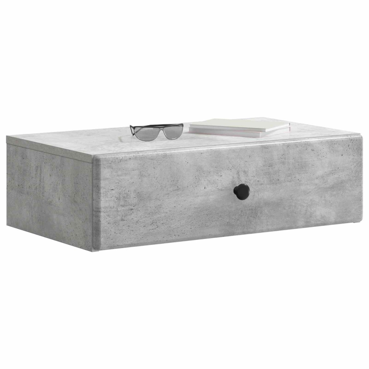 vidaXL Τραπεζάκι Τοίχου Γκρι Σκυροδέματος 59 x 34,5 x 17 εκ.