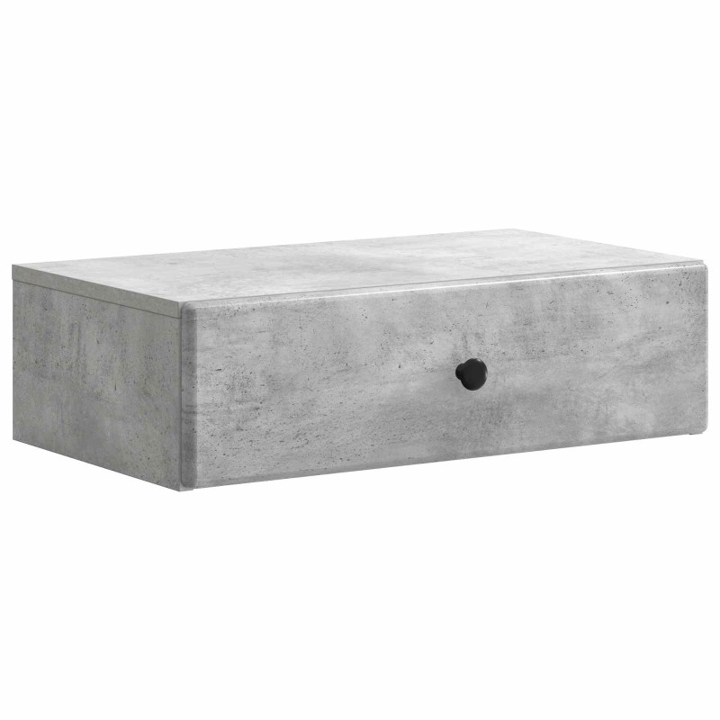 vidaXL Τραπεζάκι Τοίχου Γκρι Σκυροδέματος 59 x 34,5 x 17 εκ.