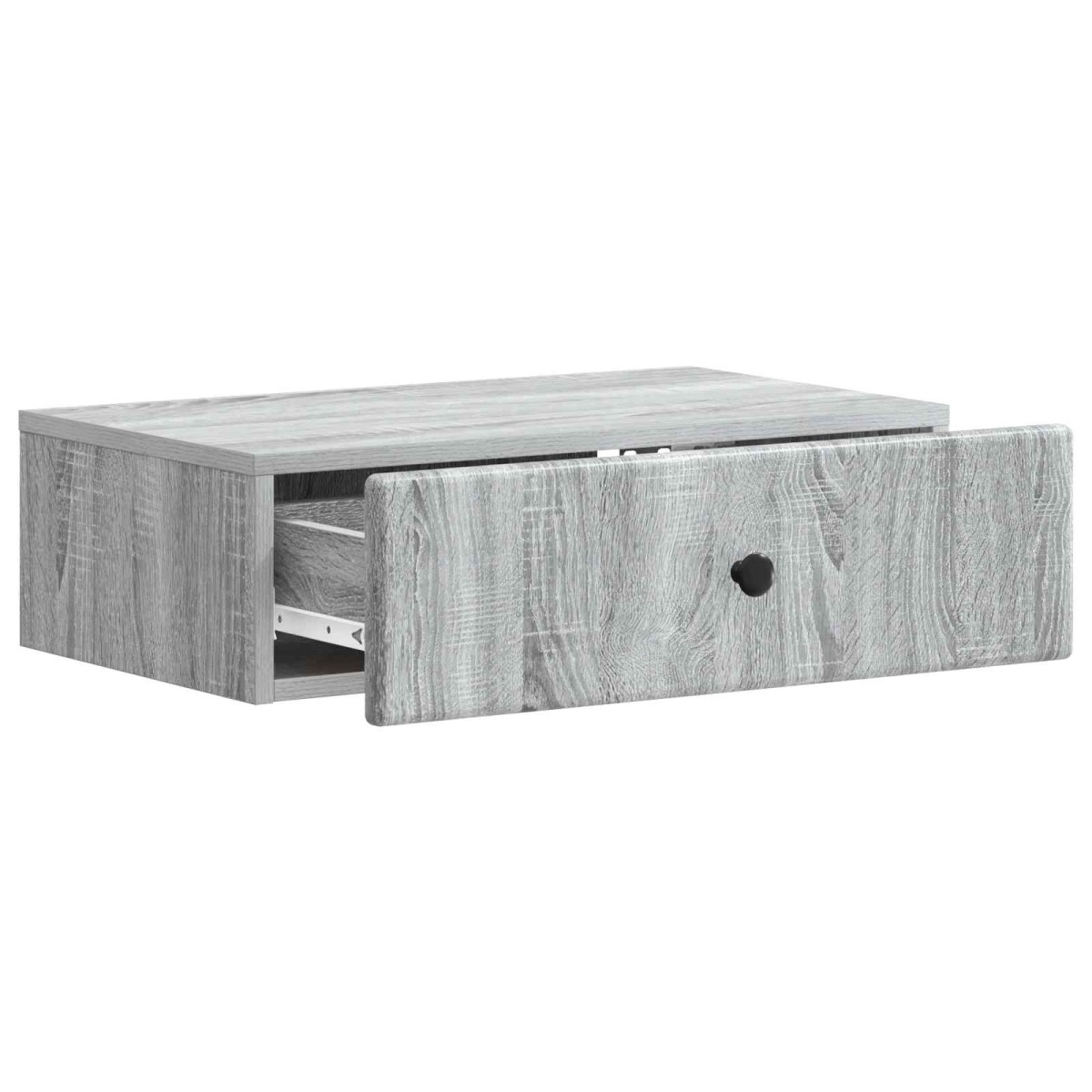 vidaXL Τραπεζάκι Τοίχου Γκρι Sonoma 59 x 34,5 x 17 εκ.