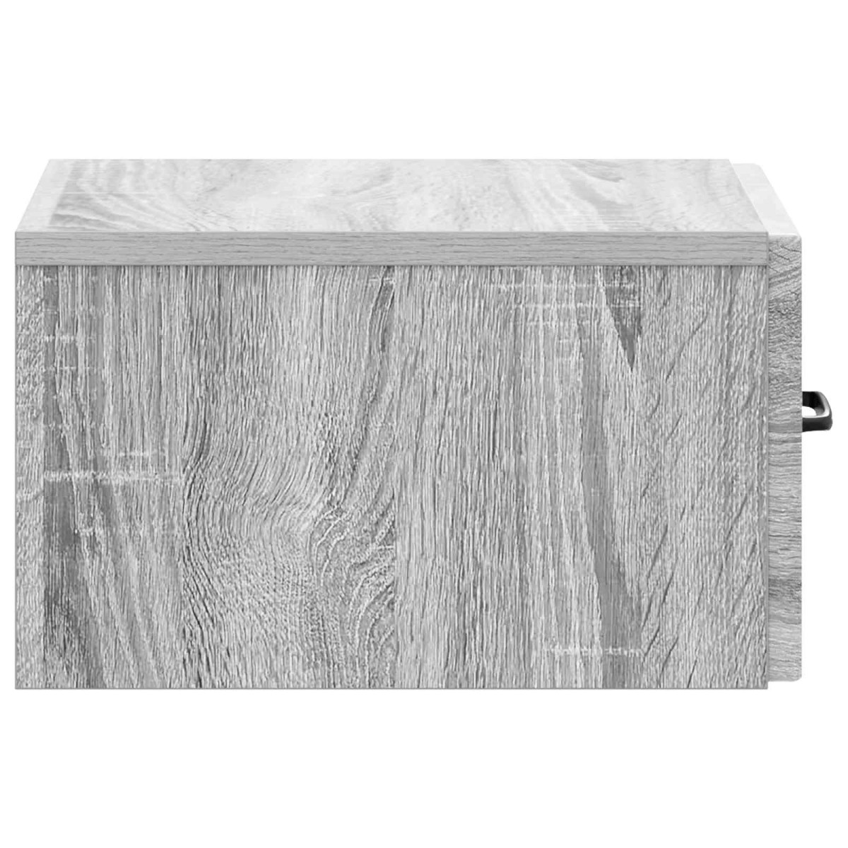 vidaXL Τραπεζάκι Τοίχου Γκρι Sonoma 59 x 34,5 x 17 εκ.