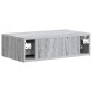 vidaXL Τραπεζάκι Τοίχου Γκρι Sonoma 59 x 34,5 x 17 εκ.