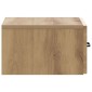 vidaXL Τραπεζάκι Τοίχου 59 x 34,5 x 17 εκ. Επεξεργασμένο Ξύλο
