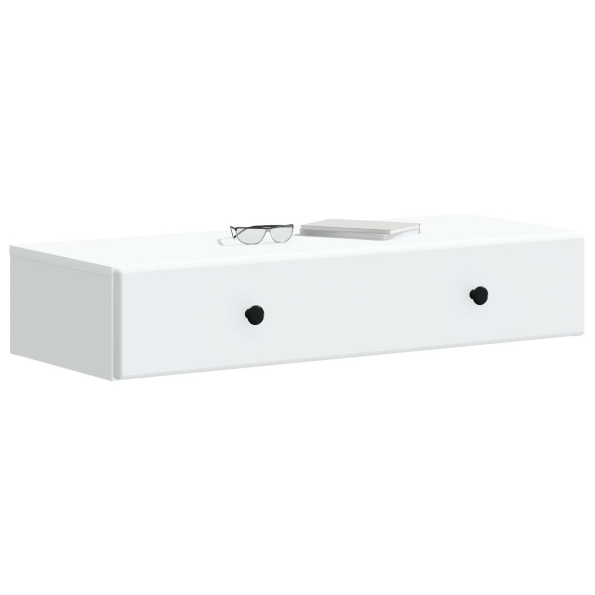 vidaXL Τραπεζάκι Τοίχου Λευκό 87,5 x 34,5 x 17 εκ. Επεξεργασμένο Ξύλο