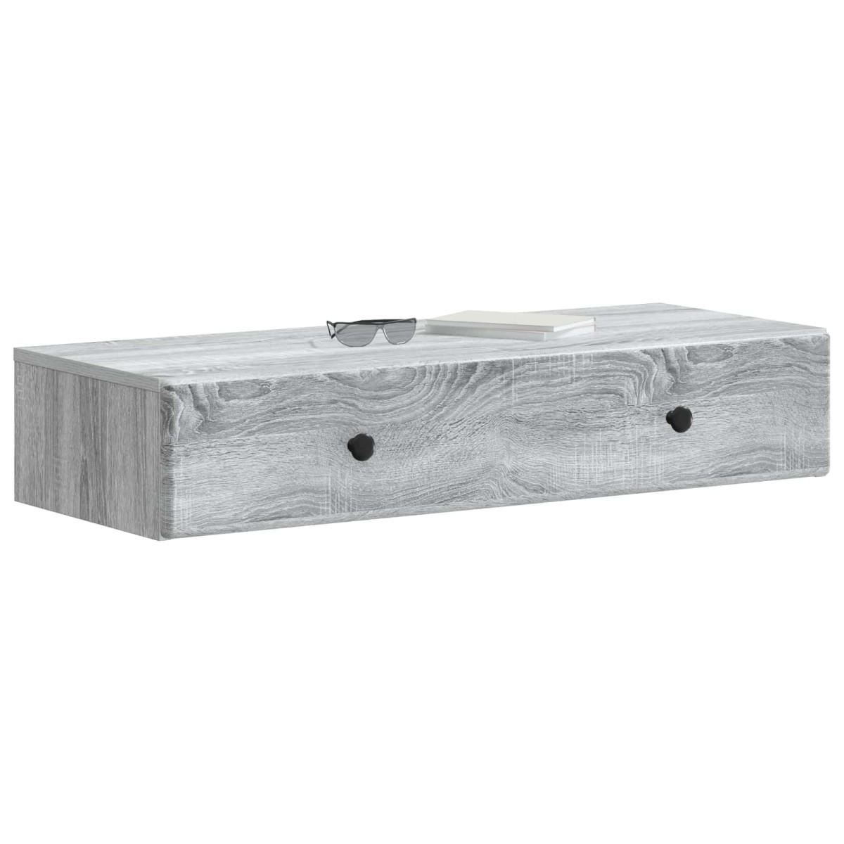 vidaXL Τραπεζάκι Τοίχου Γκρι Sonoma 87,5 x 34,5 x 17 εκ.