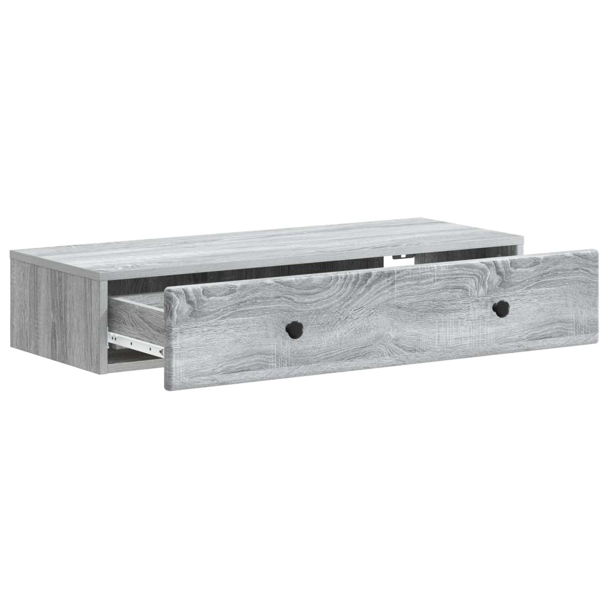 vidaXL Τραπεζάκι Τοίχου Γκρι Sonoma 87,5 x 34,5 x 17 εκ.