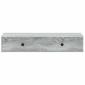 vidaXL Τραπεζάκι Τοίχου Γκρι Sonoma 87,5 x 34,5 x 17 εκ.