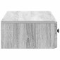 vidaXL Τραπεζάκι Τοίχου Γκρι Sonoma 87,5 x 34,5 x 17 εκ.