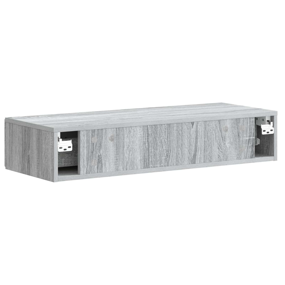 vidaXL Τραπεζάκι Τοίχου Γκρι Sonoma 87,5 x 34,5 x 17 εκ.