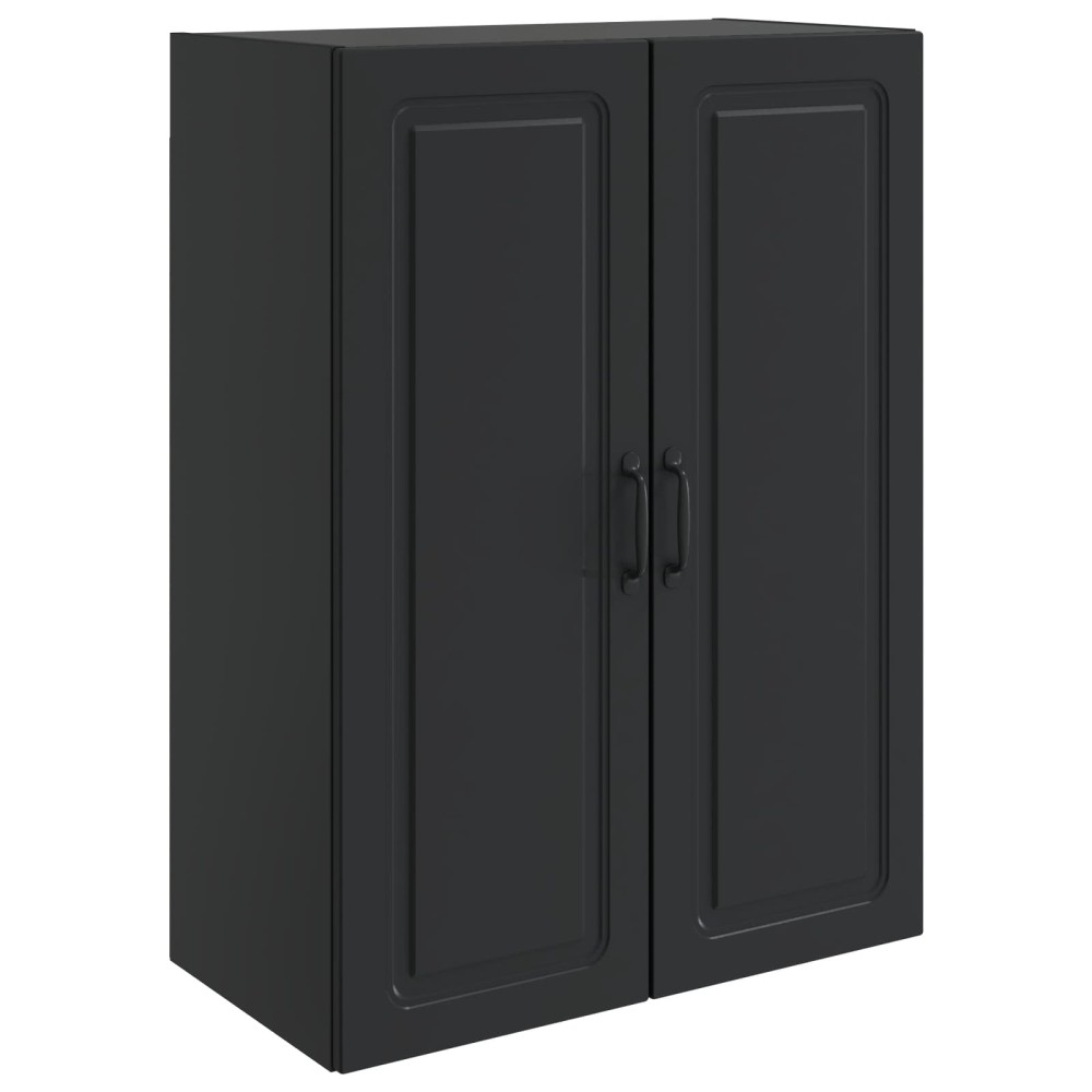 vidaXL Τοίχου Ντουλάπα Μαύρο 66 x 34,5 x 90 εκ Επεξεργασμένο Ξύλο