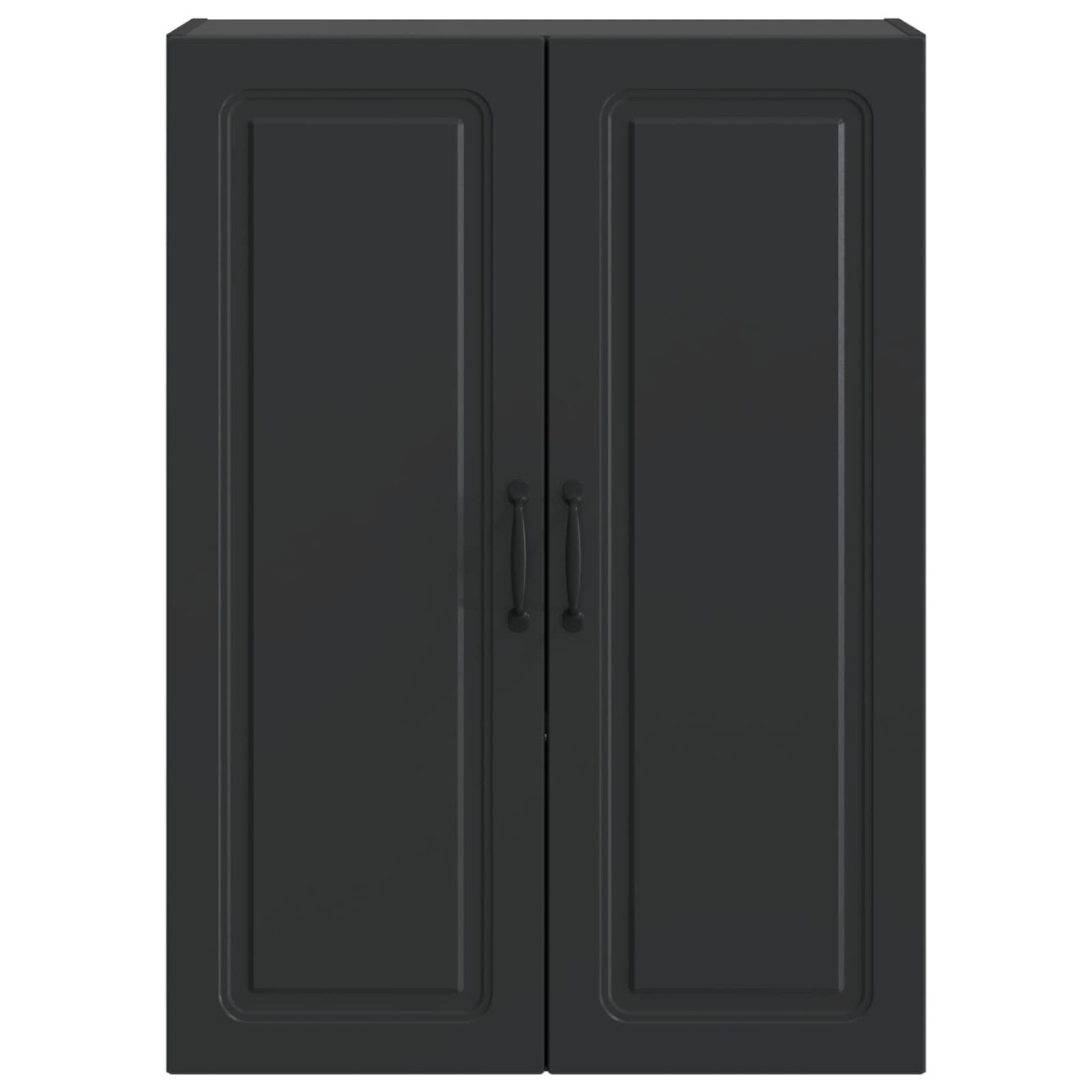 vidaXL Τοίχου Ντουλάπα Μαύρο 66 x 34,5 x 90 εκ Επεξεργασμένο Ξύλο