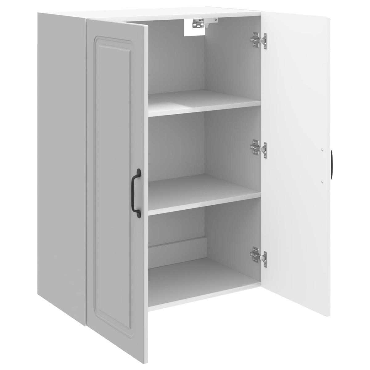 vidaXL Τοίχου Ντουλάπα Γυαλιστερό Λευκό 66 x 34,5 x 90 εκ