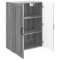 vidaXL Τοίχου Ντουλάπα Γκρι Sonoma 66 x 34,5 x 90 εκ