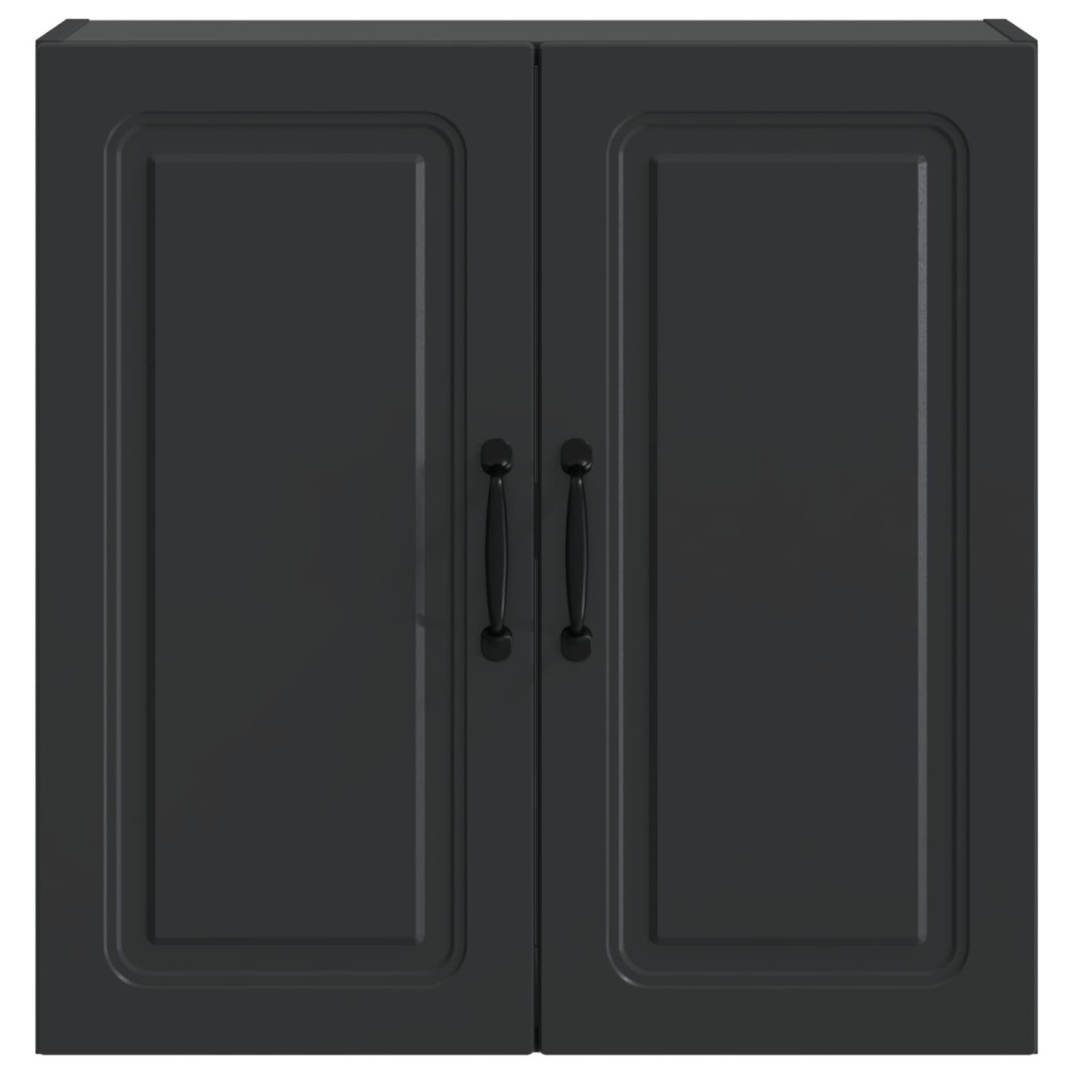 vidaXL Τοίχου Ντουλάπα Μαύρο 59 x 31 x 60 εκ Επεξεργασμένο Ξύλο