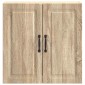 vidaXL Τοίχου Ντουλάπα Sonoma Δρυς 59 x 31 x 60 εκ Επεξεργασμένο Ξύλο