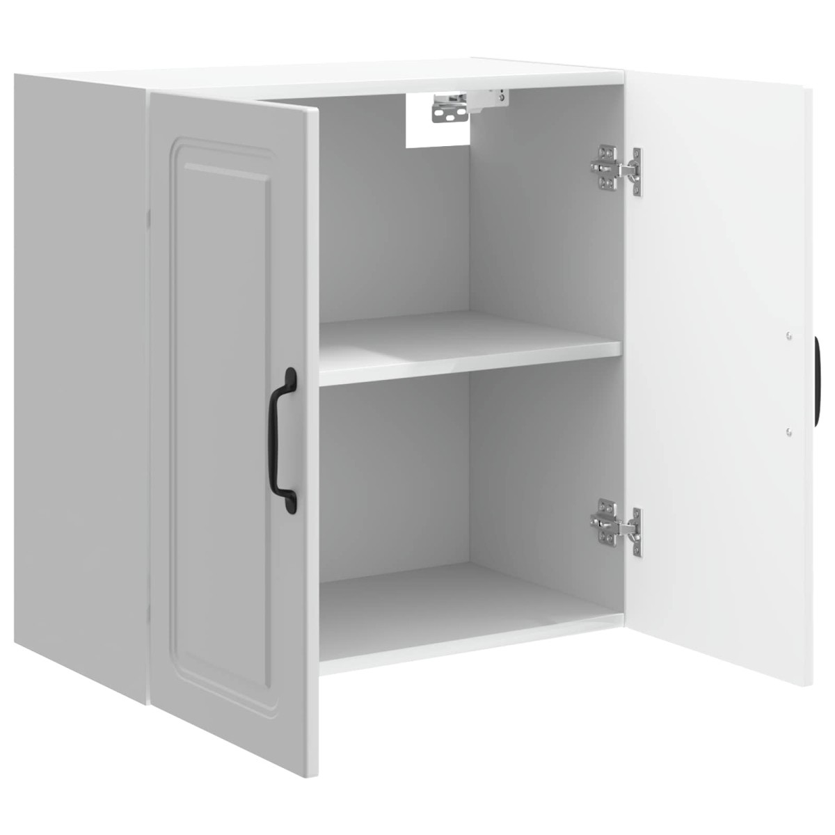 vidaXL Τοίχου Ντουλάπα Γυαλιστερό Λευκό 59 x 31 x 60 εκ