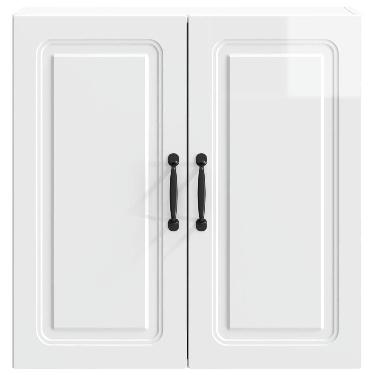 vidaXL Τοίχου Ντουλάπα Γυαλιστερό Λευκό 59 x 31 x 60 εκ