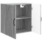 vidaXL Τοίχου Ντουλάπα Γκρι Sonoma 59 x 31 x 60 εκ Επεξεργασμένο Ξύλο