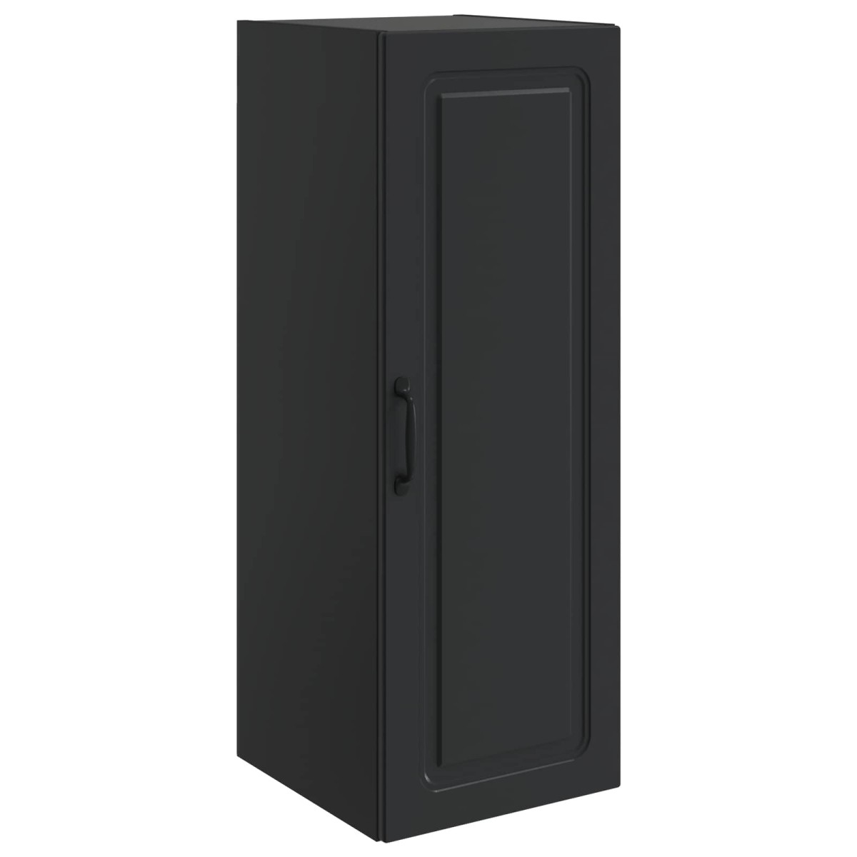 vidaXL Τοίχου Ντουλάπα Μαύρο 33 x 34,5 x 90 εκ Επεξεργασμένο Ξύλο