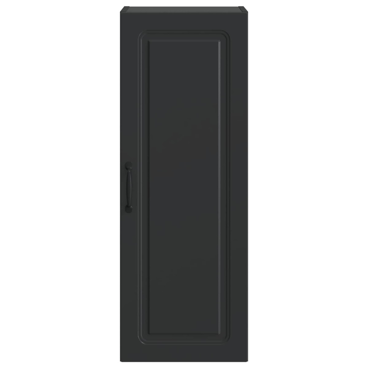 vidaXL Τοίχου Ντουλάπα Μαύρο 33 x 34,5 x 90 εκ Επεξεργασμένο Ξύλο