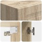 vidaXL Τοίχου Ντουλάπα Sonoma Δρυς 33 x 34,5 x 90 εκ