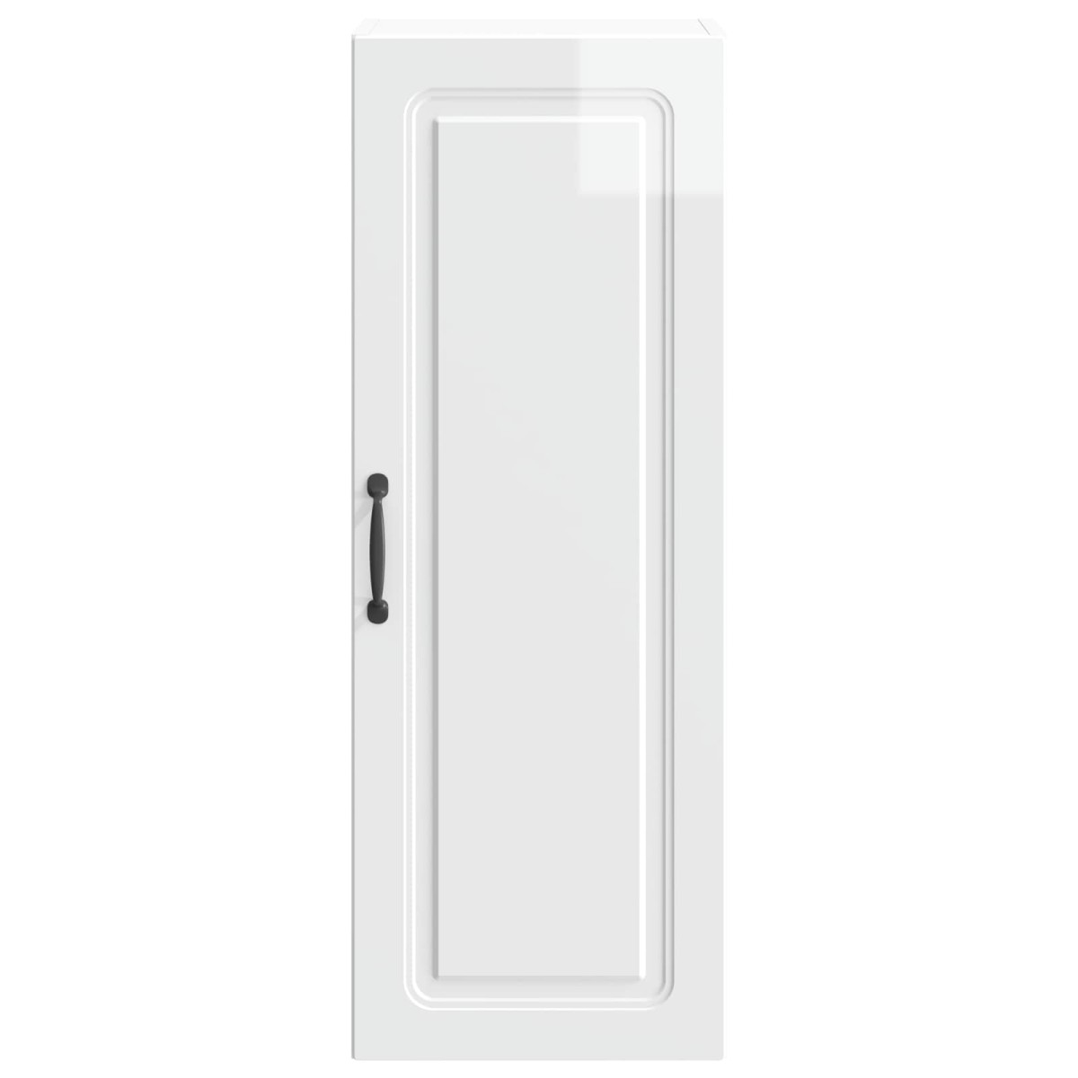 vidaXL Τοίχου Ντουλάπα Γυαλιστερό Λευκό 33 x 34,5 x 90 εκ