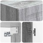 vidaXL Τοίχου Ντουλάπα Γκρι Sonoma 33 x 34,5 x 90 εκ