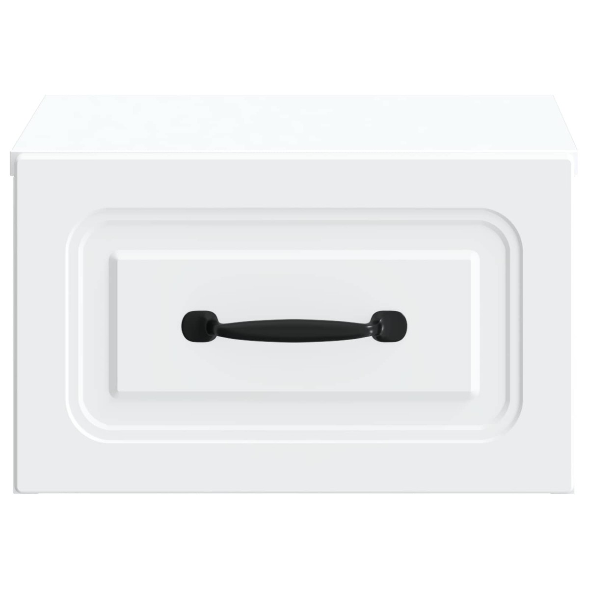 vidaXL Τοίχου Κρεμαστό Κομοδίνο 2 τμχ. Λευκό 34,5 x 33 x 20 εκ.