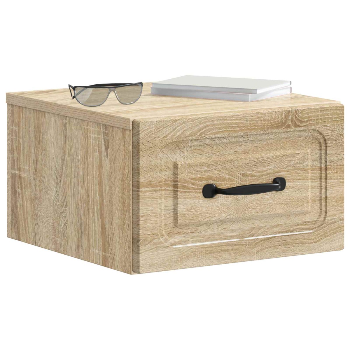 vidaXL Τοίχου Κρεμαστό Κομοδίνο 2 τμχ. Sonoma Δρυς 34,5 x 33 x 20 εκ.