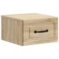 vidaXL Τοίχου Κρεμαστό Κομοδίνο 2 τμχ. Sonoma Δρυς 34,5 x 33 x 20 εκ.