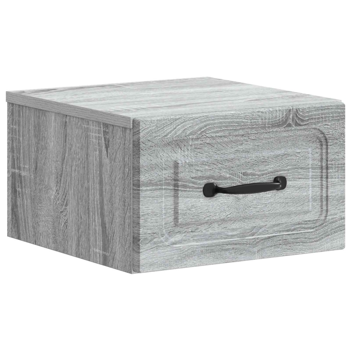 vidaXL Τοίχου Κρεμαστό Κομοδίνο Γκρι Sonoma 34,5 x 33 x 20 εκ.