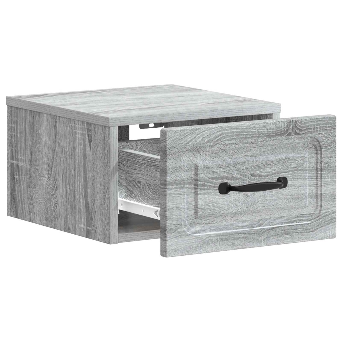 vidaXL Τοίχου Κρεμαστό Κομοδίνο Γκρι Sonoma 34,5 x 33 x 20 εκ.