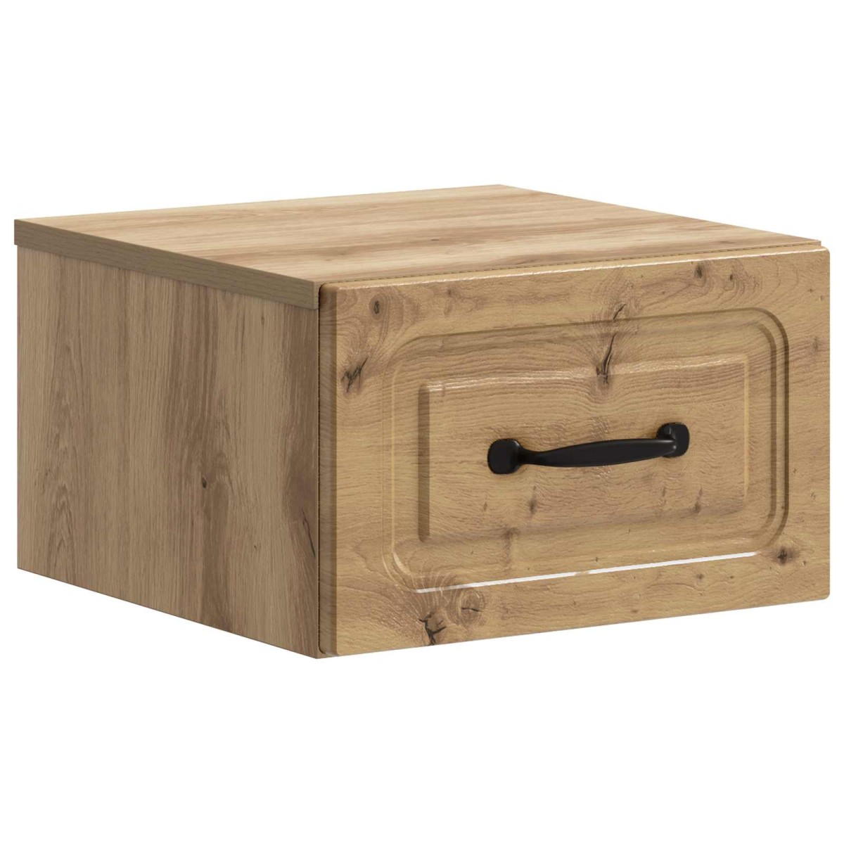 vidaXL Τοίχου Κρεμαστό Κομοδίνο Artisan Δρυς 34,5 x 33 x 20 εκ.