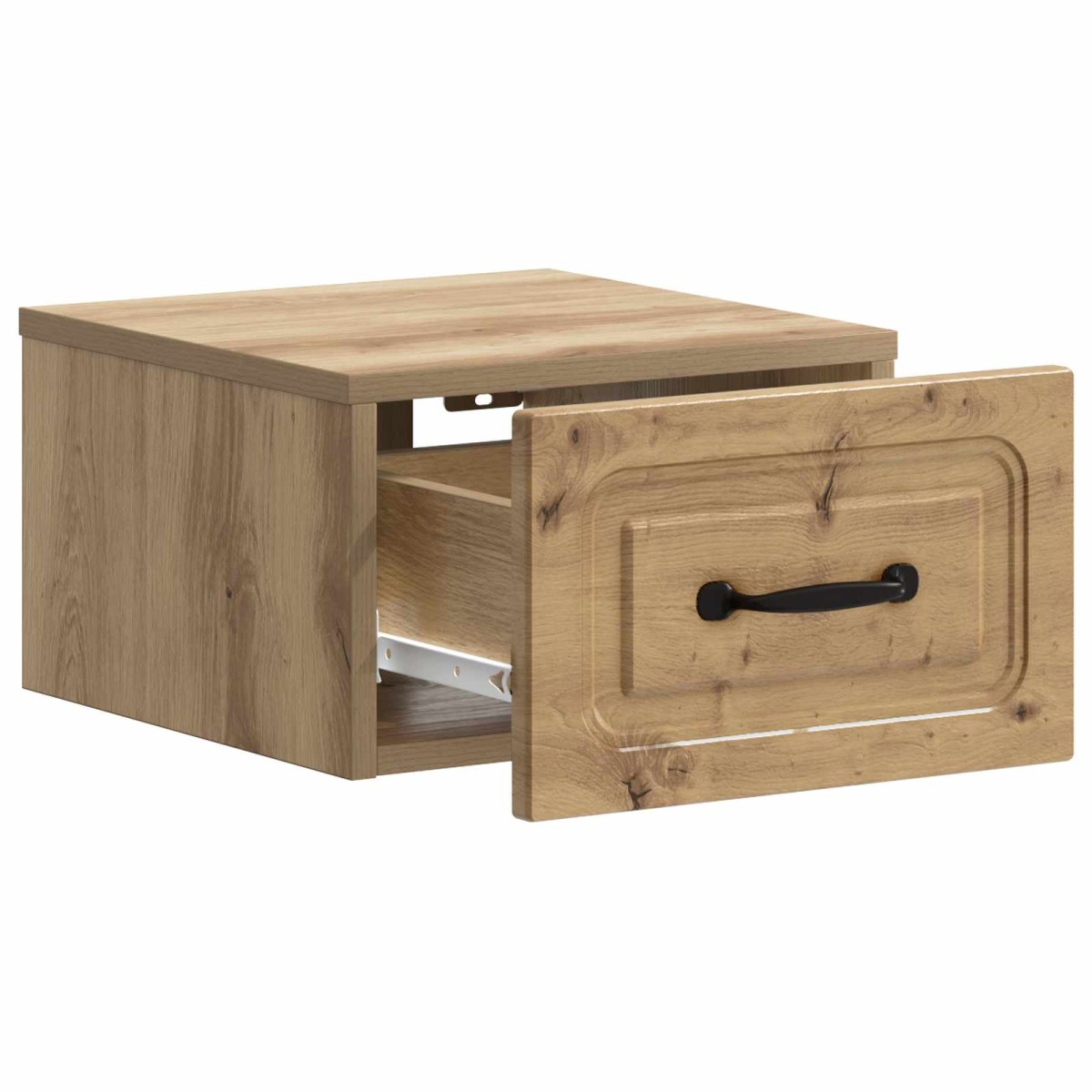 vidaXL Τοίχου Κρεμαστό Κομοδίνο Artisan Δρυς 34,5 x 33 x 20 εκ.