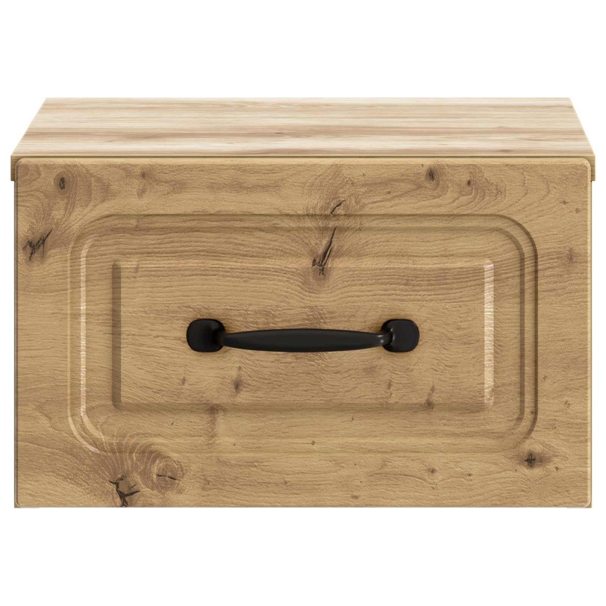 vidaXL Τοίχου Κρεμαστό Κομοδίνο Artisan Δρυς 34,5 x 33 x 20 εκ.