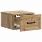 vidaXL Τοίχου Κρεμαστό Κομοδίνο 2 τμχ. Artisan Δρυς 34,5 x 33 x 20 εκ.