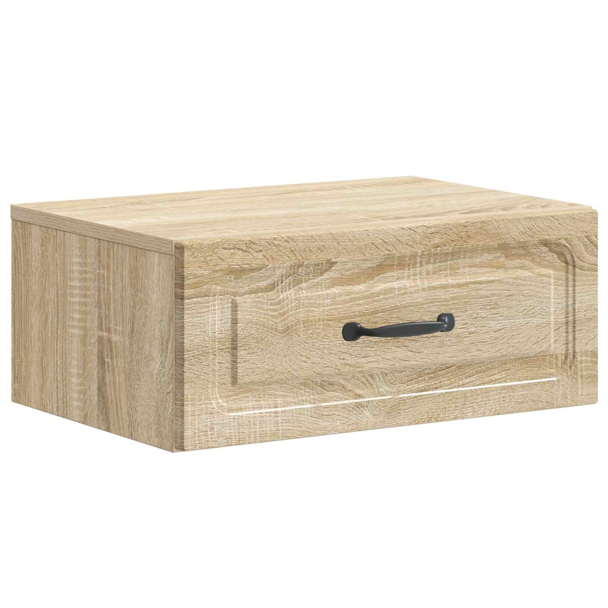 vidaXL Τοίχου Κρεμαστό Κομοδίνο Sonoma Δρυς 49 x 34,5 x 20 εκ.