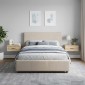 vidaXL Τοίχου Κρεμαστό Κομοδίνο 2 τεμ. Sonoma Δρυς 49 x 34,5 x 20 εκ.