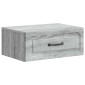 vidaXL Τοίχου Κρεμαστό Κομοδίνο Γκρι Sonoma 49 x 34,5 x 20 εκ.