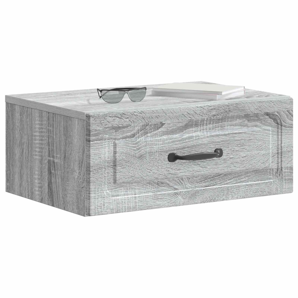 vidaXL Τοίχου Κρεμαστό Κομοδίνο 2 τεμ. Γκρι Sonoma 49 x 34,5 x 20 εκ.