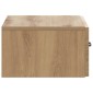 vidaXL Τοίχου Κρεμαστό Κομοδίνο Artisan Δρυς 49 x 34,5 x 20 εκ.