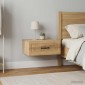 vidaXL Τοίχου Κρεμαστό Κομοδίνο 2 τεμ. Artisan Δρυς 49 x 34,5 x 20 εκ.