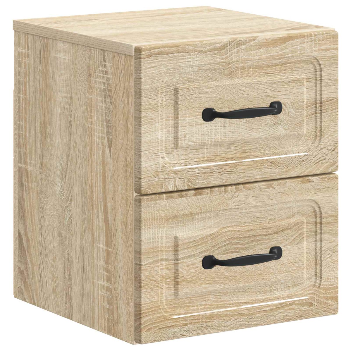 vidaXL Τοίχου Κρεμαστό Κομοδίνο Sonoma Δρυς 34,5 x 33 x 40 εκ