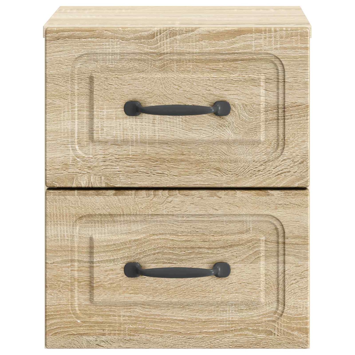 vidaXL Τοίχου Κρεμαστό Κομοδίνο 2 τμχ. Sonoma Δρυς 34,5 x 33 x 40 εκ