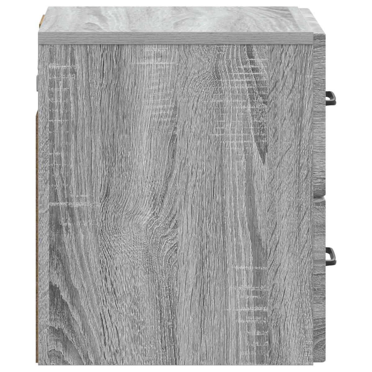 vidaXL Τοίχου Κρεμαστό Κομοδίνο Γκρι Sonoma 34,5 x 33 x 40 εκ