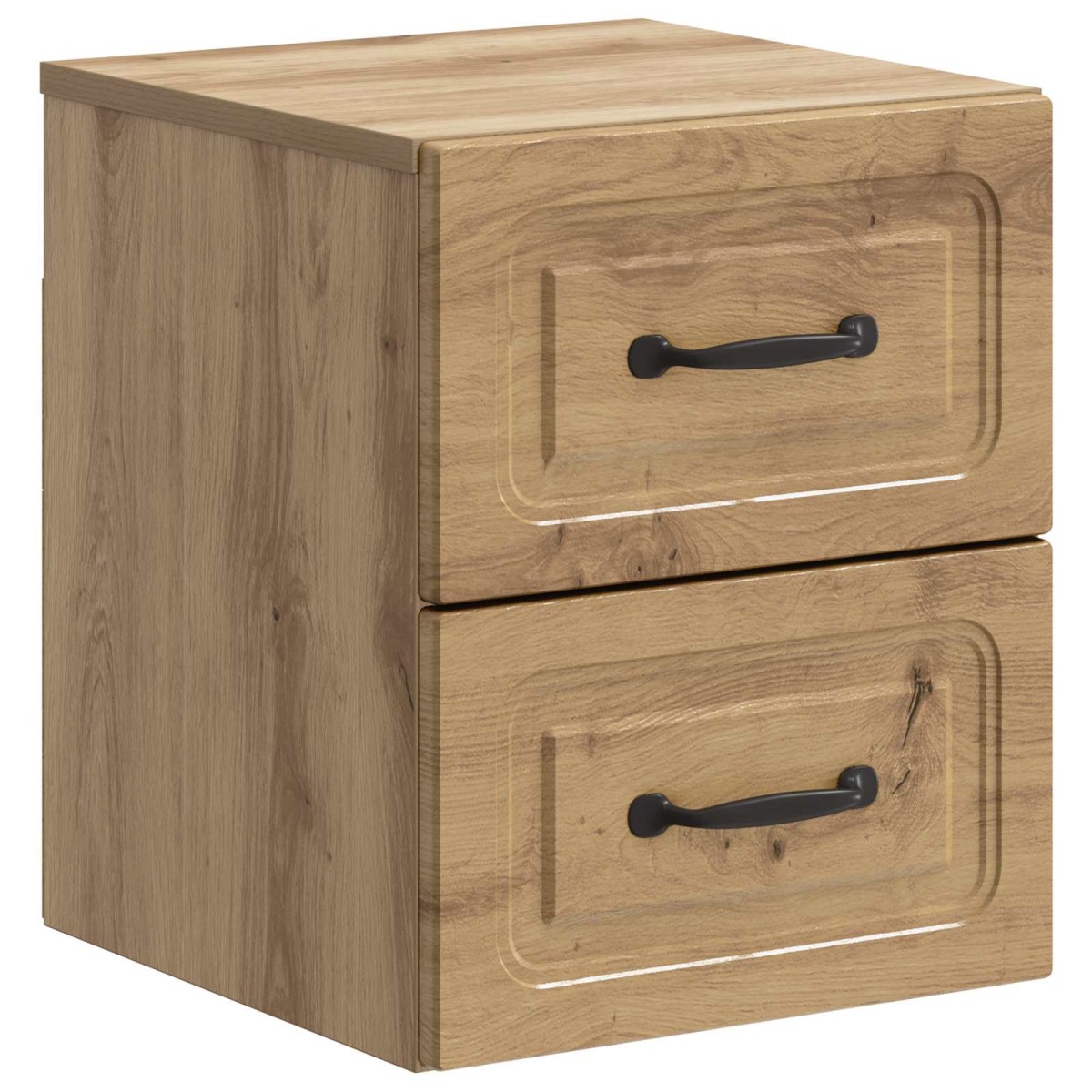 vidaXL Τοίχου Κρεμαστό Κομοδίνο Artisan Δρυς 34,5 x 33 x 40 εκ