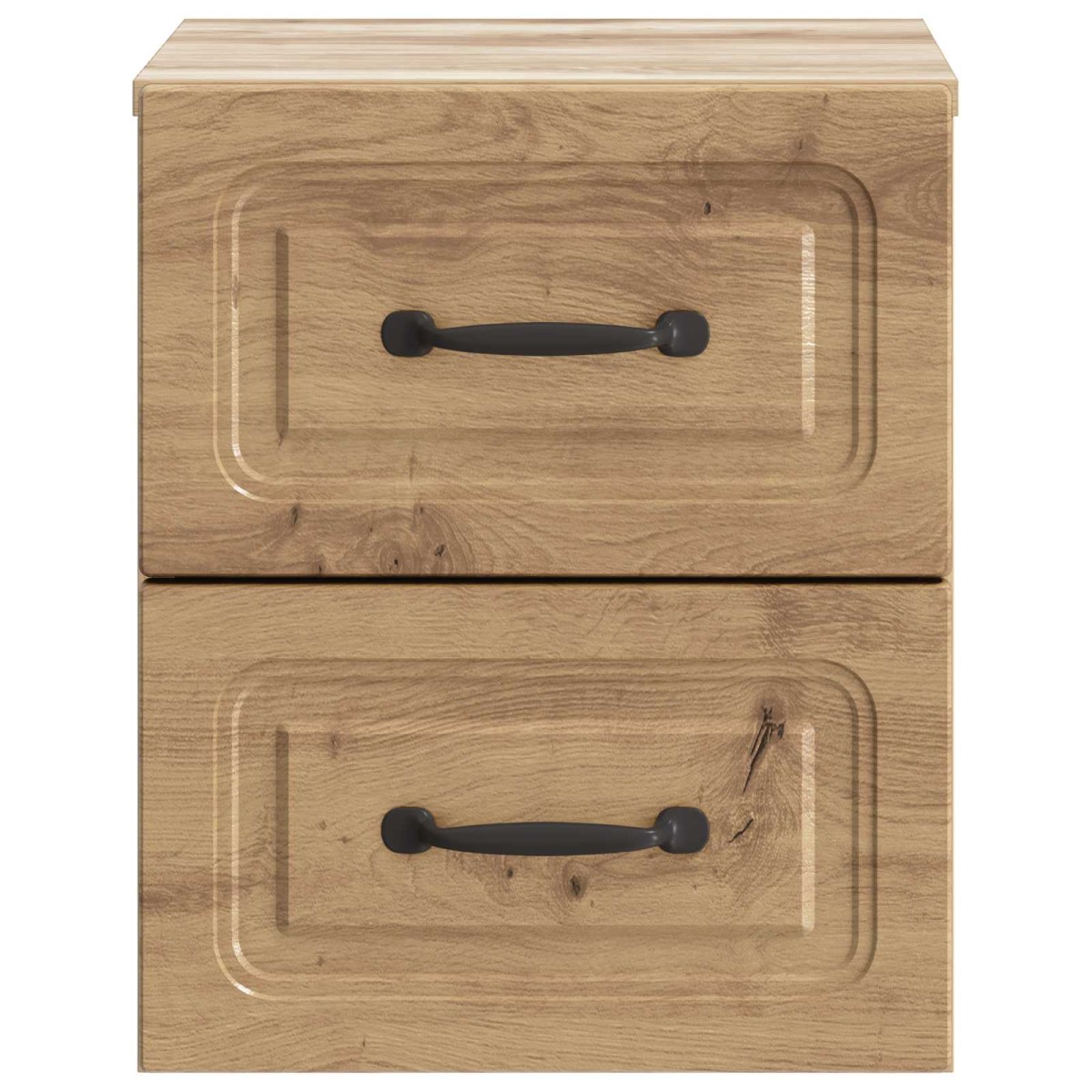 vidaXL Τοίχου Κρεμαστό Κομοδίνο 2 τμχ. Artisan Δρυς 34,5 x 33 x 40 εκ