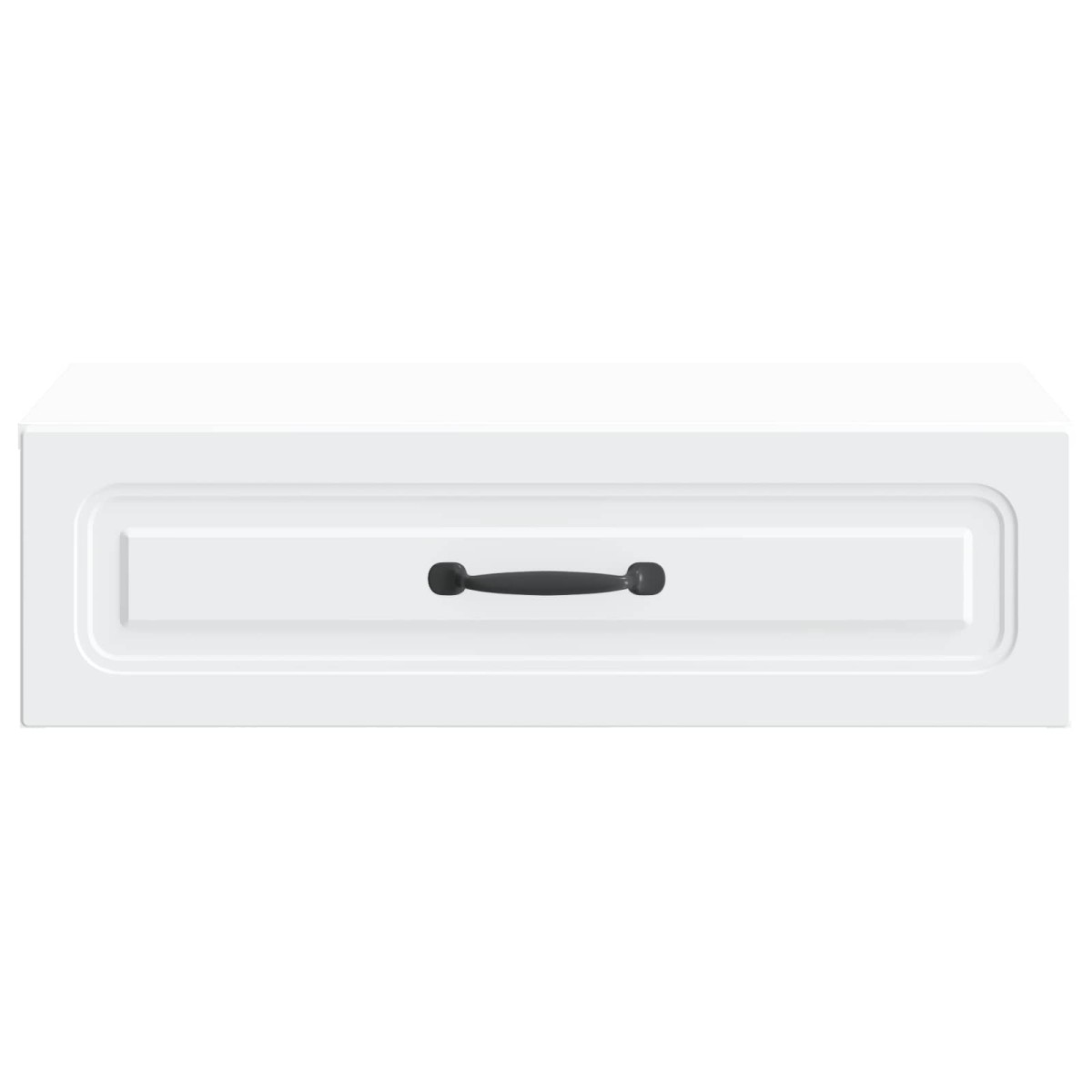 vidaXL Τραπεζάκι Τοίχου Λευκό 59 x 34,5 x 17 εκ. Επεξεργασμένο Ξύλο