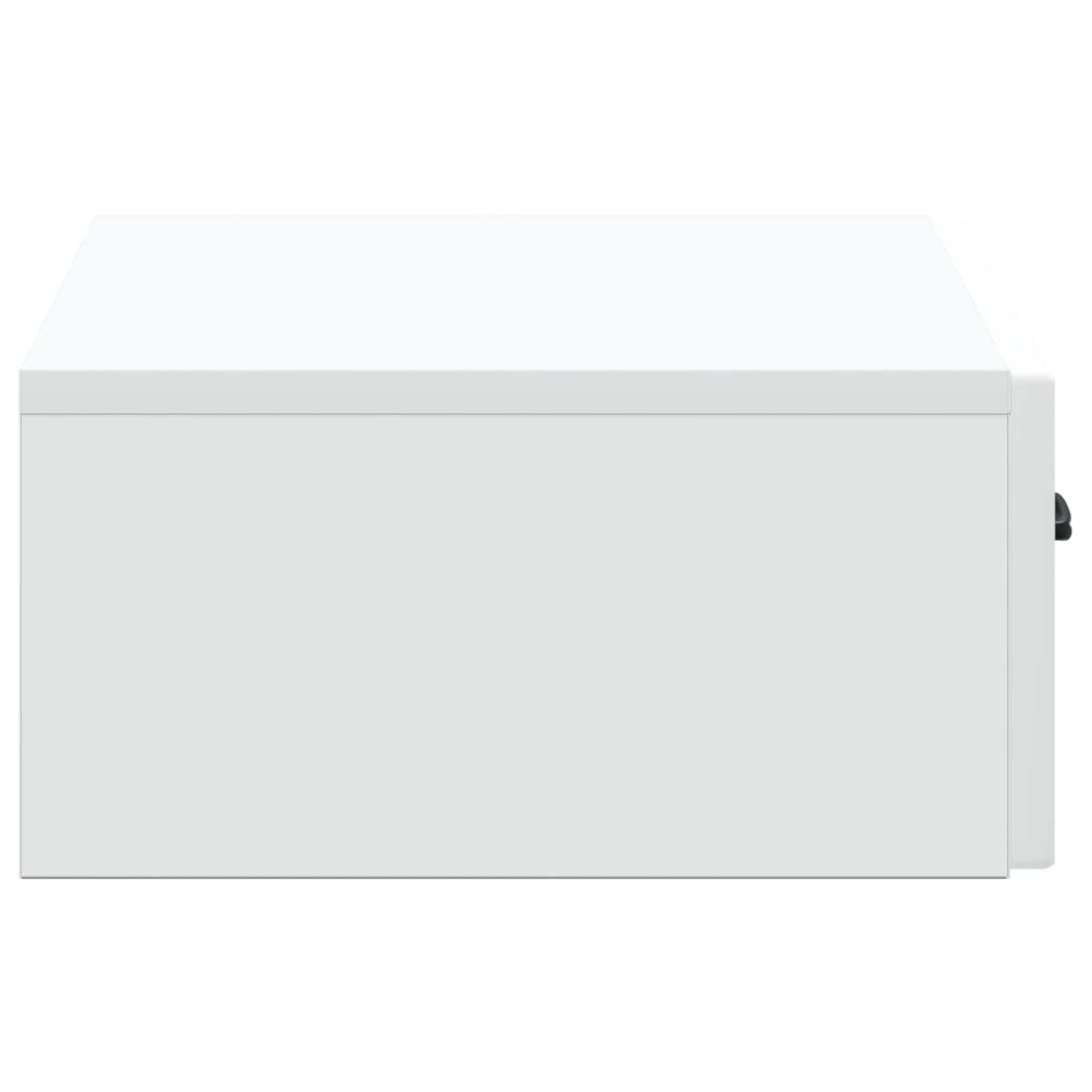 vidaXL Τραπεζάκι Τοίχου Λευκό 59 x 34,5 x 17 εκ. Επεξεργασμένο Ξύλο