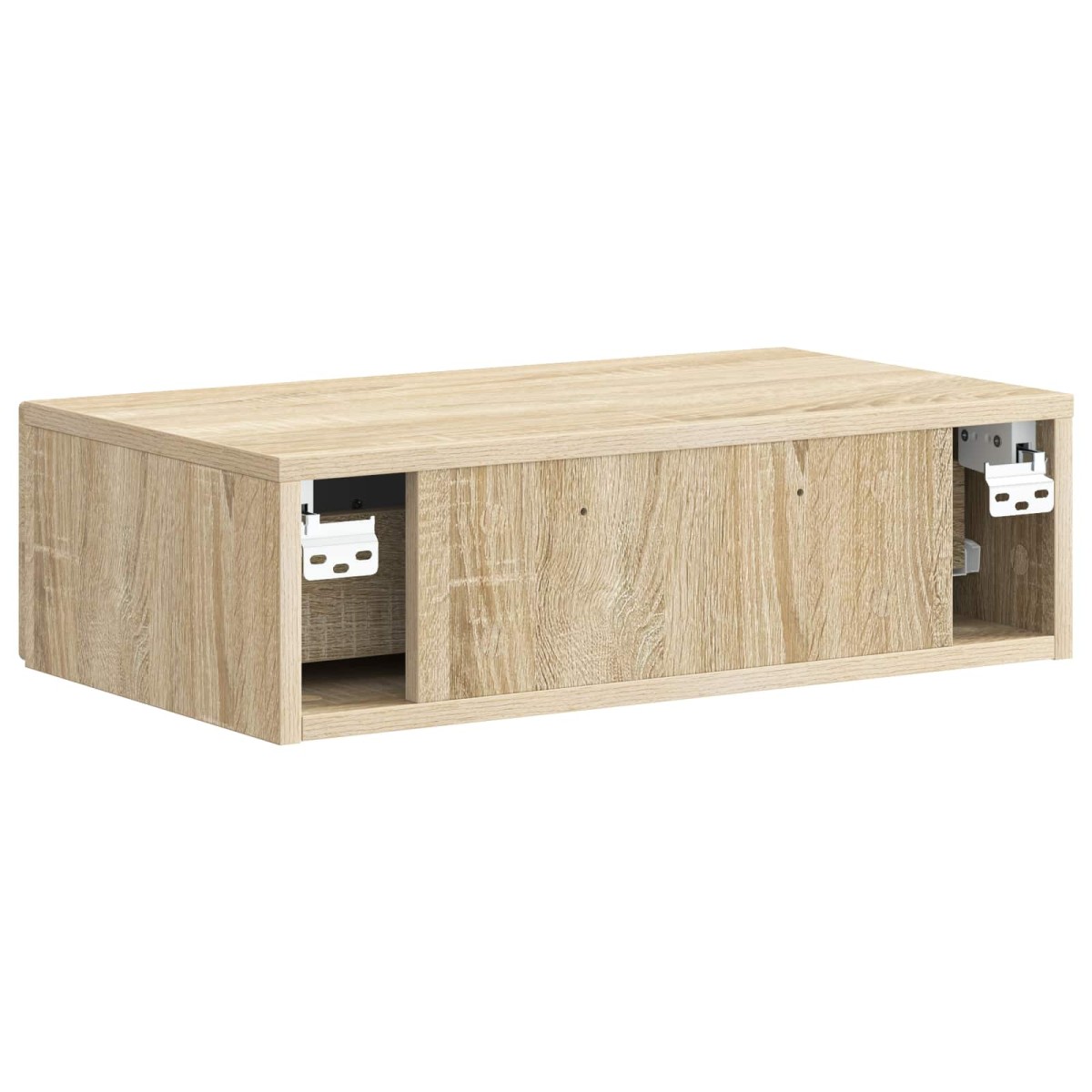 vidaXL Τραπεζάκι Τοίχου Sonoma Δρυς 59 x 34,5 x 17 εκ.