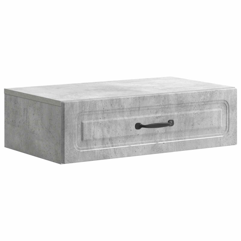 vidaXL Τραπεζάκι Τοίχου Γκρι Σκυροδέματος 59 x 34,5 x 17 εκ.